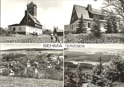 Sehma Baerenstein Unterkunftshaus Aussichtsturm Ferienheim Waldhaus Teilansicht Panorama Kat. Sehmatal