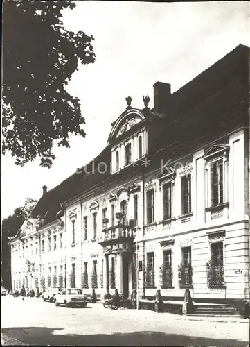 Zerbst Barockpalais an der Schlossfreiheit 18. Jhdt. Kat. Zerbst