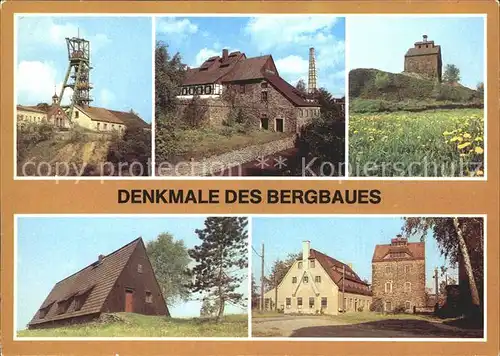 Freiberg Sachsen Denkmale des Bergbaues Kat. Freiberg