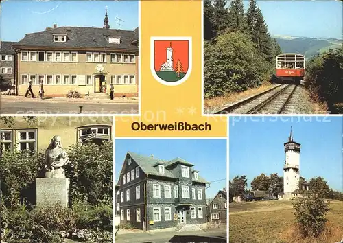 Oberweissbach Gasthaus Bergbahn Froebeldenkmal Turm Kat. Oberweissbach