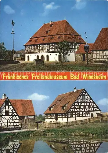 Bad Windsheim Fraenkisches Freilandmuseum Wirtshaus Fachwerkhaus Kat. Bad Windsheim