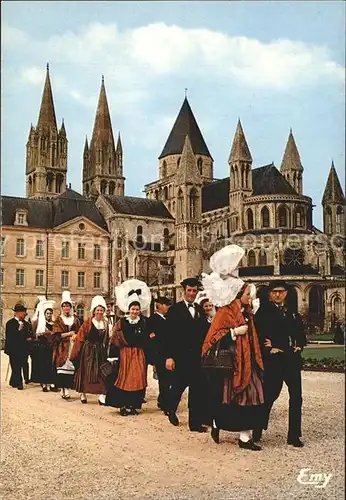Caen Groupe folklorique normand Abbaye aux Hommes Kat. Caen