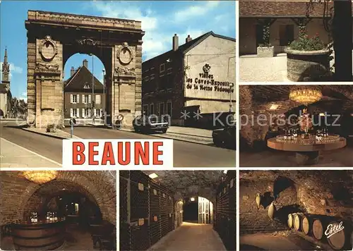 Beaune Cote d Or Burgund Porte Saint Nicolas Caves de Bourgogne Niklaustor Weinkeller Kat. Beaune