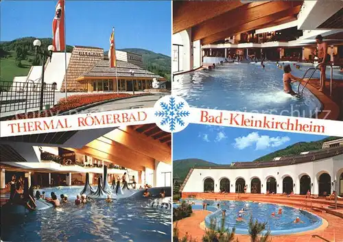 Bad Kleinkirchheim Kaernten Thermal Roemerbad Hallenbad Freibad Kat. Bad Kleinkirchheim