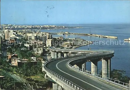 Reggio di Calabria Viadotto Autostrada col Porto Viadukt Hafen Kat. Reggio di Calabria