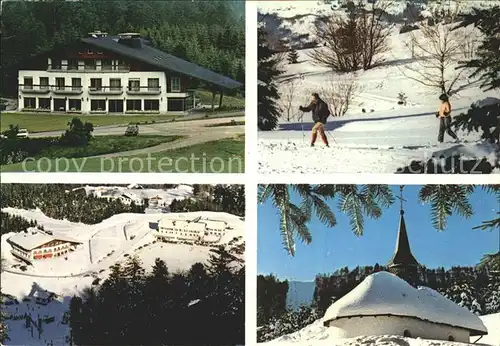 Ventron Vosges Ermitage Frere Joseph Hotel Leduc Kapelle Langlauf Kat. Ventron