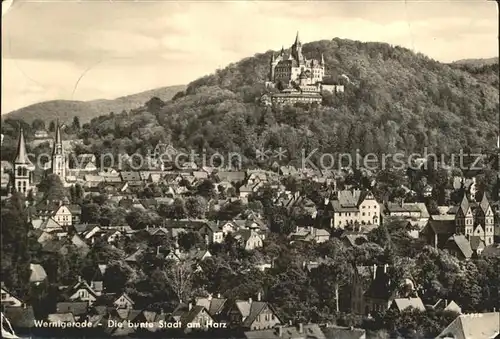 Wernigerode Harz Die bunte Stadt am Harz Schloss Kat. Wernigerode