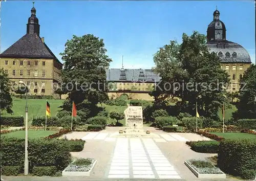 Gotha Thueringen Schloss Friedenstein und Mahnmal Kat. Gotha