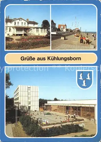 Kuehlungsborn Ostseebad Ostsee Hotel Reisebuero der DDR Strandpromenade FDGB Erholungsheim Kat. Kuehlungsborn