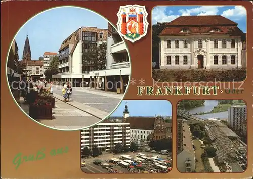 Frankfurt Oder Innenstadt Kleisthaus Bruecke Wappen Kat. Frankfurt Oder