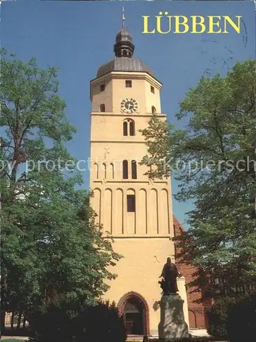 Luebben Spreewald Paul Gerhardt Kirche Kat. Luebben