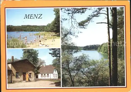 Menz Gransee Badestelle Roofensee Konsumgaststaette Kat. Stechlin