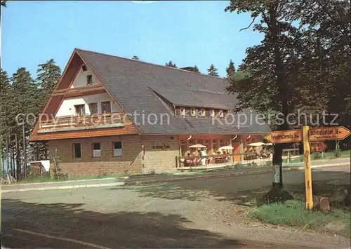 Friedrichroda Heuberghaus am Rennsteig Kat. Friedrichroda