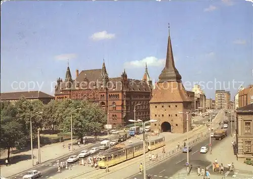 Rostock Mecklenburg Vorpommern Steintor Strassenbahn Kat. Rostock