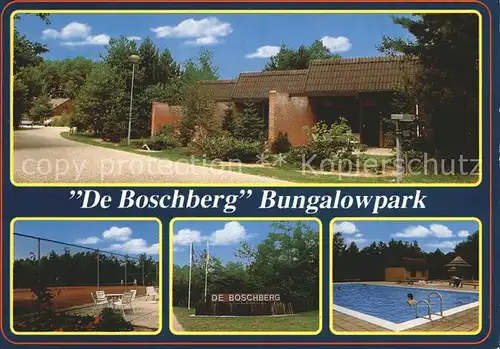 Biddinghuizen Bungalowpark De Boschberg Tennis Swimming Pool Kat. Biddinghuizen