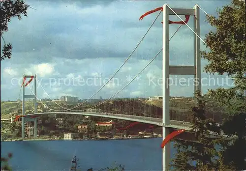 Istanbul Constantinopel Bosphorus Bridge Bosporusbruecke Kat. Istanbul
