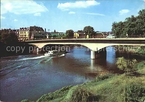 Weissenfels Saale Bruecke des Friedens Kat. Weissenfels