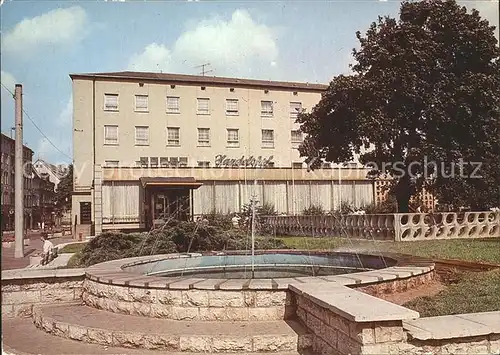 Nordhausen Thueringen HO Hotel Handelshof Springbrunnen Kat. Nordhausen Harz