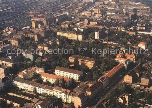 Friedrichstadt Dresden Krankenhaus Fliegeraufnahme Kat. Dresden