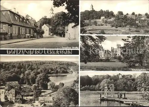 Boitzenburg Templiner Strasse Erholungsheim Badesteg Kuechensee Kat. Boitzenburger Land