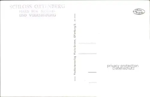 Ortenburg Schloss Haus fuer Jugend und Volksbildung Baumbluete Kat. Ortenburg