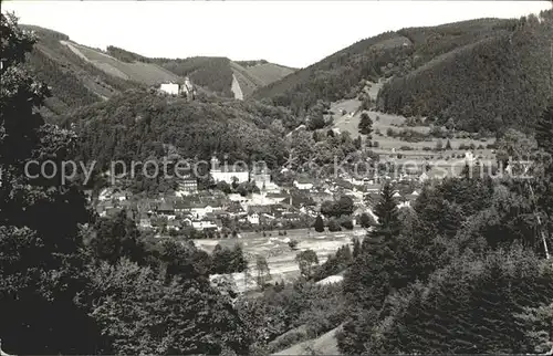 Leutenberg Thueringen Panorama Kat. Leutenberg