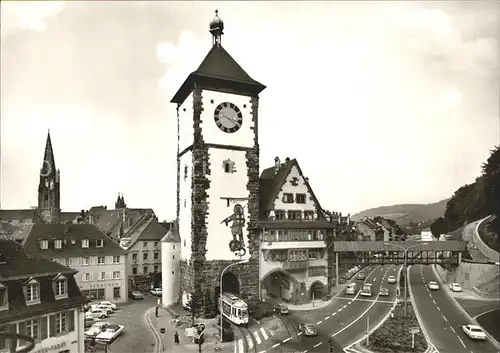 Freiburg Breisgau Schwabentor und Muenster Kat. Freiburg im Breisgau