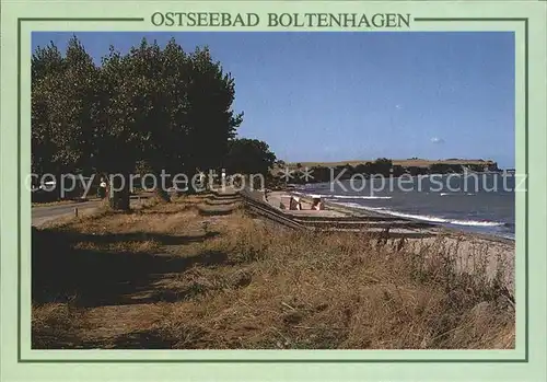 Boltenhagen Ostseebad Blick auf die Steilkueste Kat. Ostseebad Boltenhagen