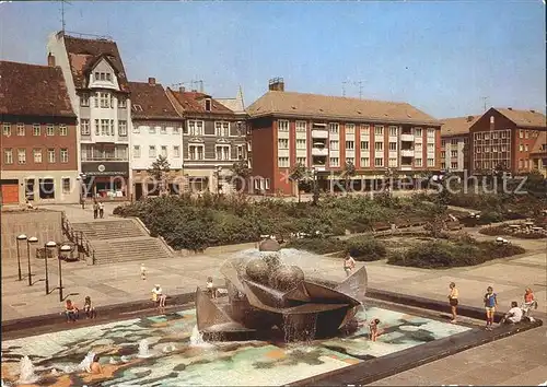 Jena Platz der Kosmonauten Wasserspiele Kat. Jena