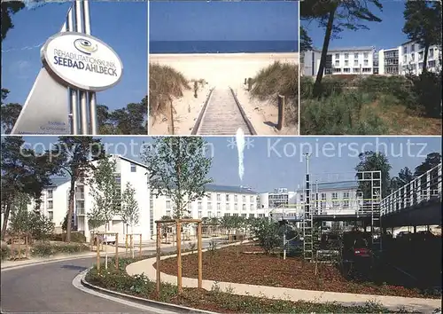 Ahlbeck Ostseebad Rehabilitationsklinik Strand Kat. Heringsdorf Insel Usedom