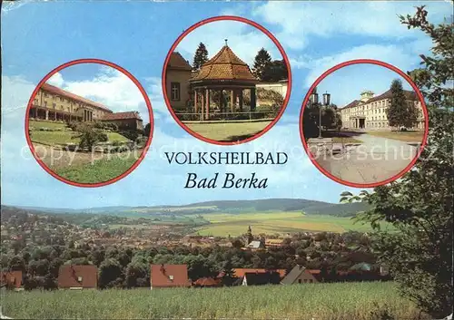 Bad Berka Sanatorium Goethebrunnen Zentralklinik Panorama Volksheilbad Kat. Bad Berka