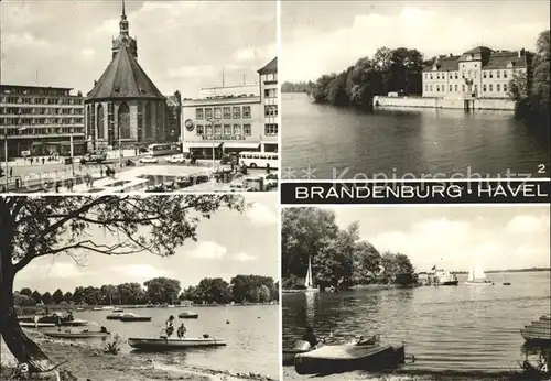 Brandenburg Havel Molkenmarkt Schloss Plaue Bootsliegeplatz Plauer See Malge Kat. Brandenburg