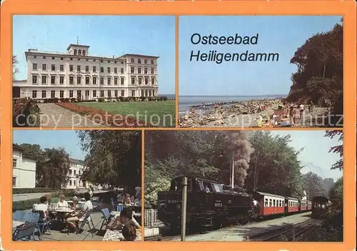 Heiligendamm Ostseebad Haus Mecklenburg Steilkueste Kolonnaden Molli Schmalspurbahn Technisches Denkmal Kat. Bad Doberan