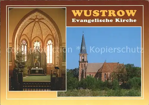 Wustrow Ostseebad Evangelische Kirche Kat. Ostseebad Wustrow