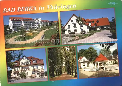 Bad Berka Medianklinik Hotel Hubertushof Kurhotel Wettiner Hof Kurpark Goethebrunnen Kat. Bad Berka