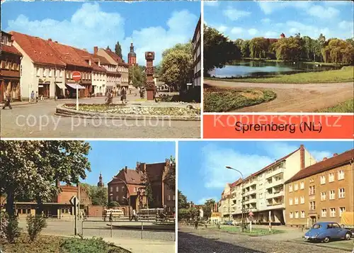 Spremberg Niederlausitz Clara Zetkin Strasse Schloss Busbahnhof Kat. Spremberg