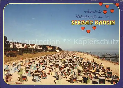 Bansin Ostseebad Strand Insel Usedom Kat. Heringsdorf