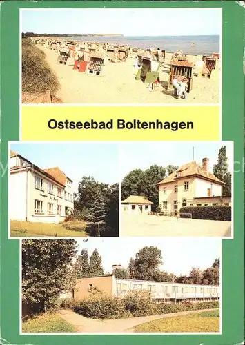 Boltenhagen Ostseebad Strand Ferienheim Post FDGB Urlauberdorf Kat. Ostseebad Boltenhagen