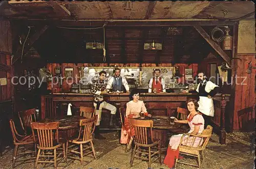Fairbanks Alaska Cripple Creek Bar in the Malemute Saloon Kat. Fairbanks