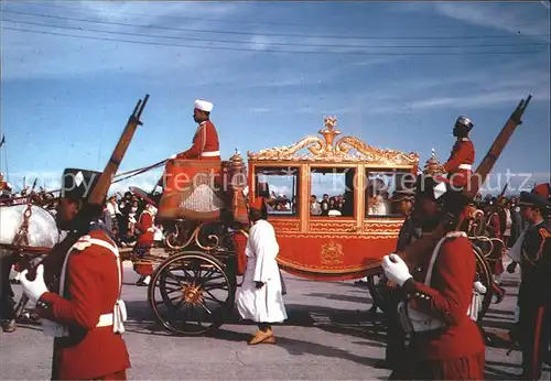 Rabat Marokko Carrosse Royal Koenigliche Kutsche Kat. Marocco