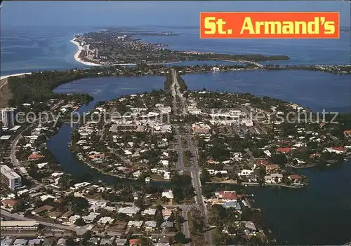 Sarasota St Armands Circle aeriel view Kat. Sarasota