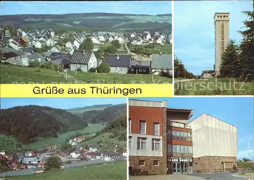 Masserberg Rennsteigwarte Schnett Fehrenbach Heubach Erholungsheim Hermann Duncker Kat. Masserberg