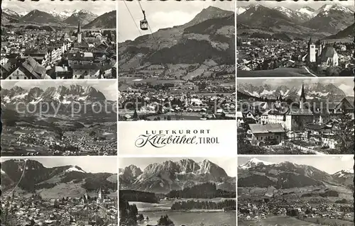 Kitzbuehel Tirol Kirchenpartei Seilbahn See Kat. Kitzbuehel