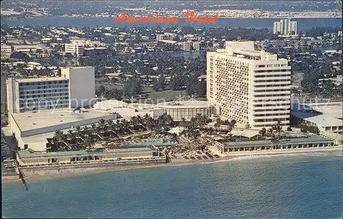 Miami Beach Fliegeraufnahme Americana Hotel Kat. Miami Beach