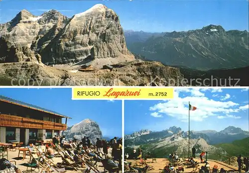 Lagazuoi Rifugio Aussichtsplattform Kat. Cortina d Ampezzo