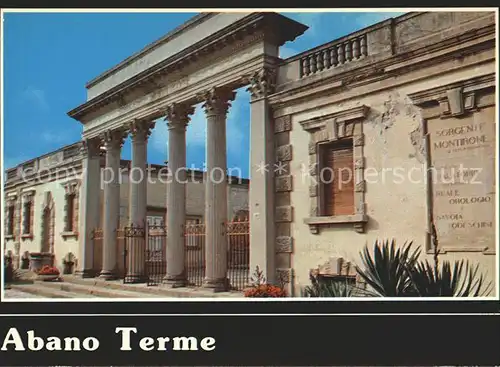 Abano Terme Antico Sorgente Montirone Kat. Abano Terme