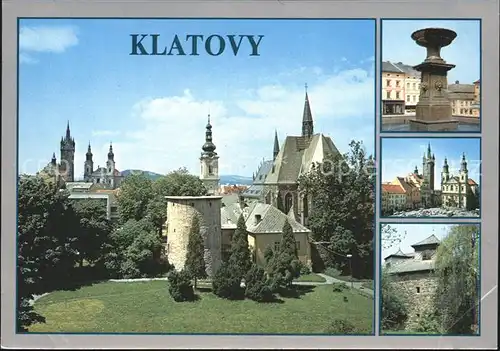 Klatovy Kirchtuerme Kat. Klatovy