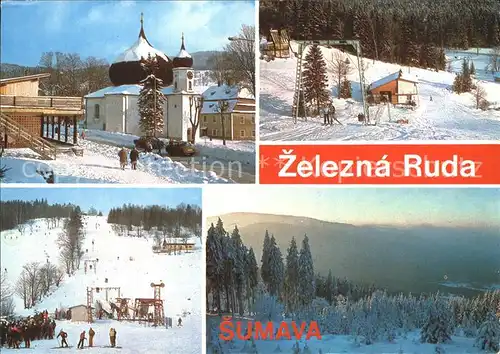 Zelezna Ruda Markt Eisenstein Sumava Skigebiet Kat. Zelezna Ruda
