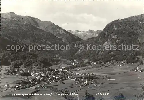 Mauterndorf Fliegeraufnahme bei LUngau Kat. Mauterndorf