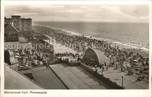 Westerland Sylt Seepromenade Konzertmuschel Kat. Westerland